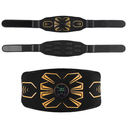 Smart EMS Abdominal Toning Belt USB Rechargeable Muscle Trainer