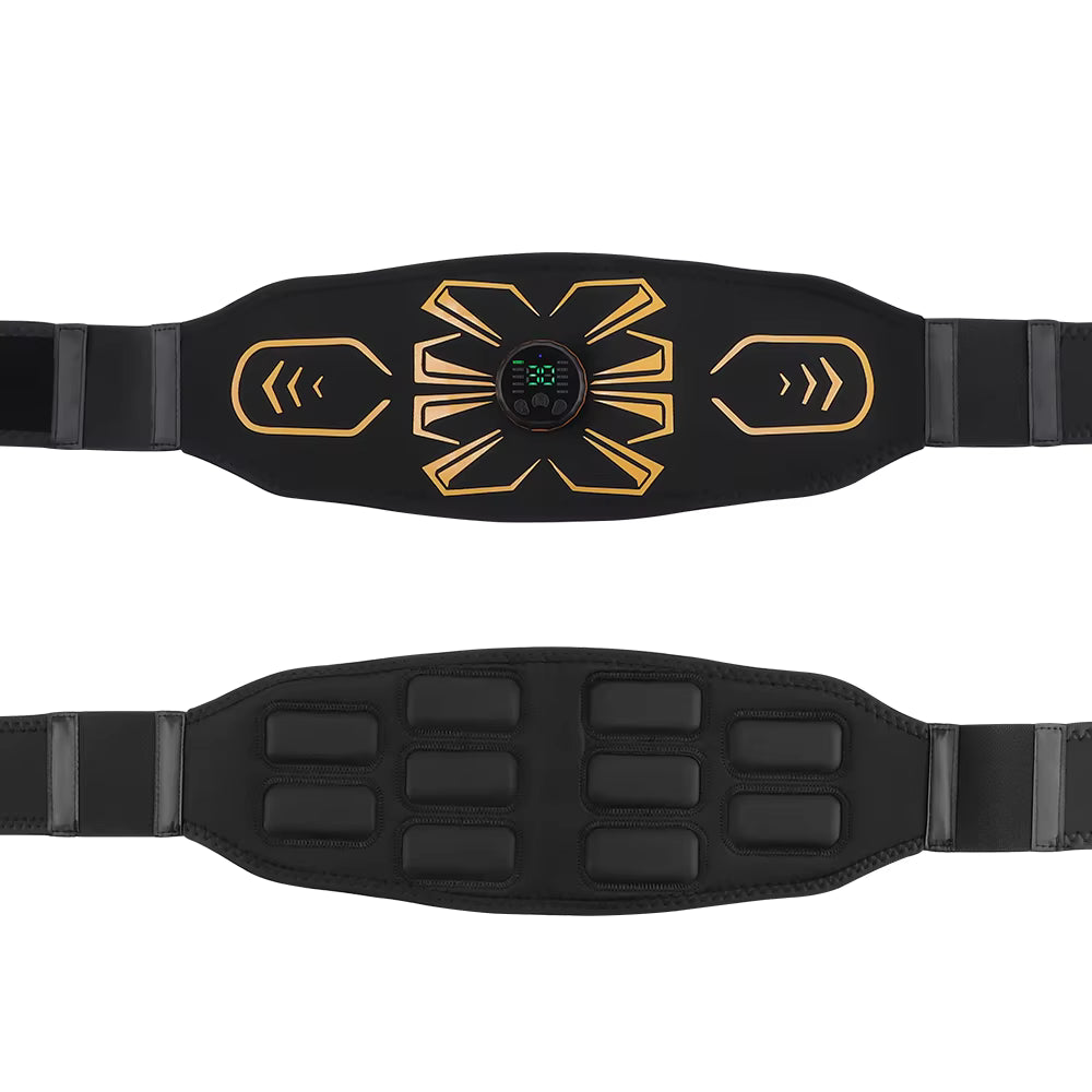 Smart EMS Abdominal Toning Belt USB Rechargeable Muscle Trainer