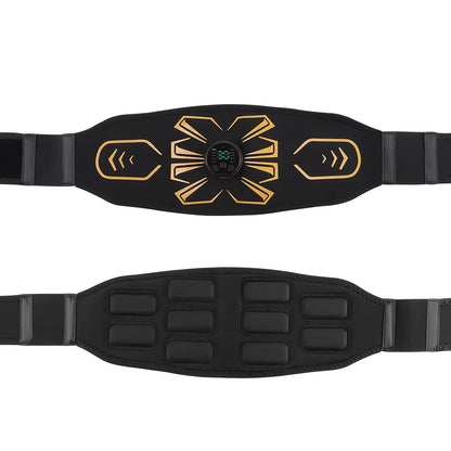 Smart EMS Abdominal Toning Belt USB Rechargeable Muscle Trainer