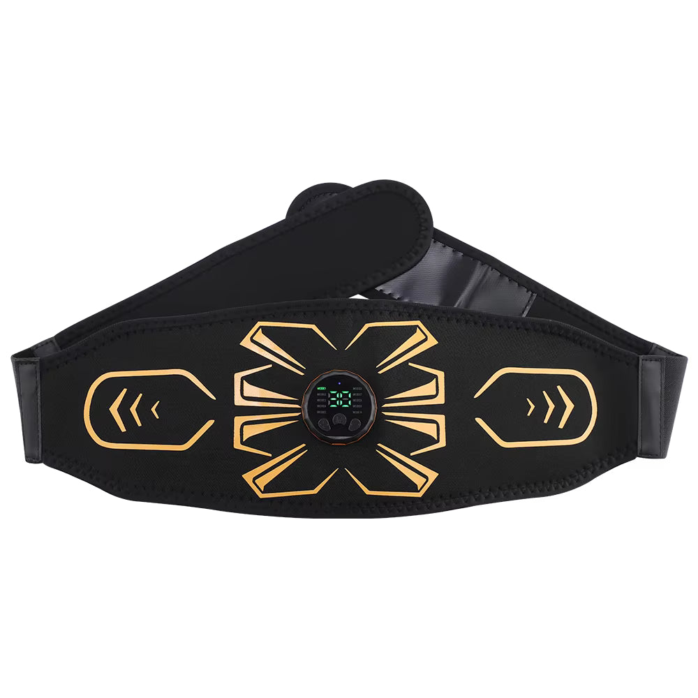 Smart EMS Abdominal Toning Belt USB Rechargeable Muscle Trainer